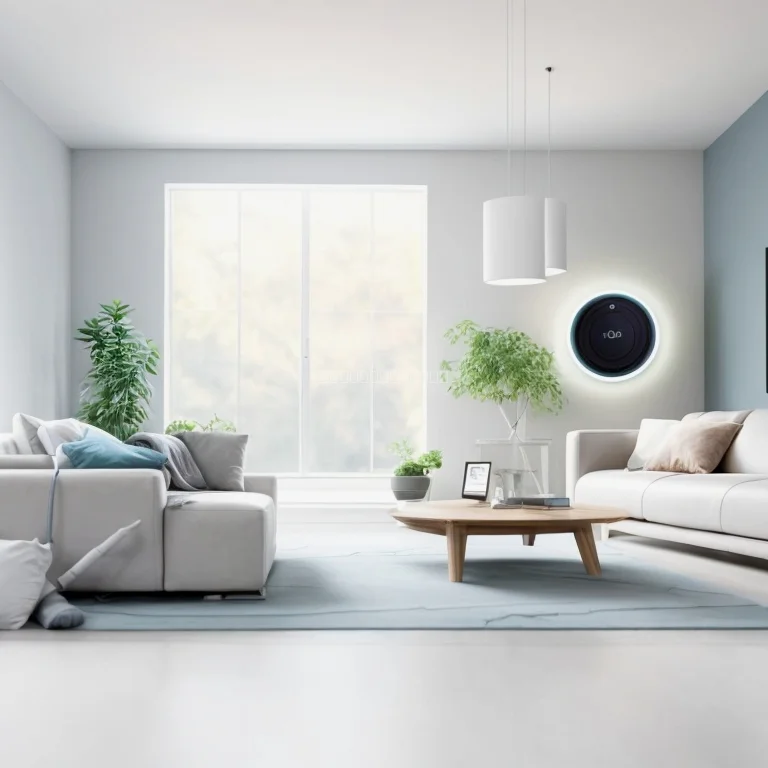 Purivanaの空気清浄機とスマートリビングデバイスのイメージ